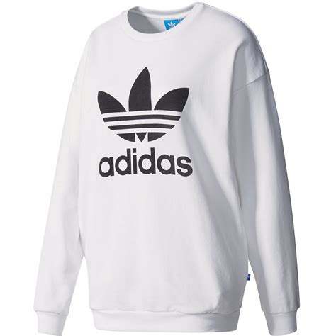 Weiße adidas Pullover für Damen kaufen » Weiße adidas Pullis